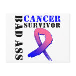 Bad Ass Male Breast Cancer Survivor Post Card