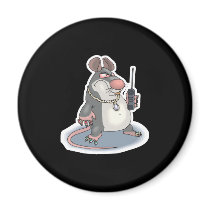 bad ass rat magnets by doonidesignsanimals bad ass rat magnets