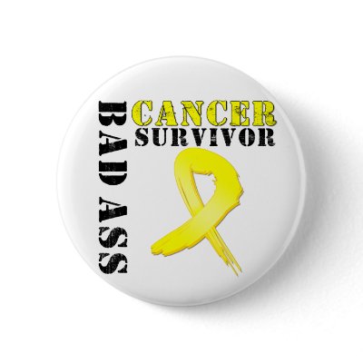 Bad Ass Sarcoma Survivor pins