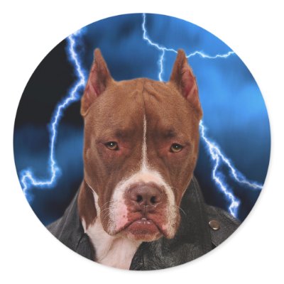 Bad Ass Round Sticker by lover196969
