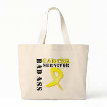 Bad Ass Testicular Cancer Survivor bags by cancerapparel Bad Ass Testicular Cancer Survivor bags