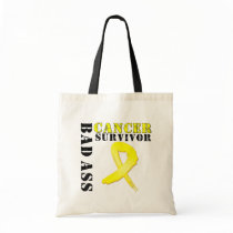 Bad Ass Testicular Cancer Survivor bags by cancerapparel Bad Ass Testicular Cancer Survivor bags