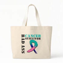 Bad Ass Thyroid Cancer Survivor bags by cancerapparel Bad Ass Thyroid Cancer Survivor bags