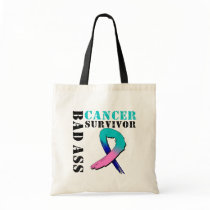 Bad Ass Thyroid Cancer Survivor bags by cancerapparel Bad Ass Thyroid Cancer Survivor bags