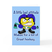 Bad Attitude Card by Hockey_crazee Bad Attitude Card