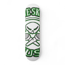 bad azz skull tRUE sKOOL lOGO Skate Board Deck