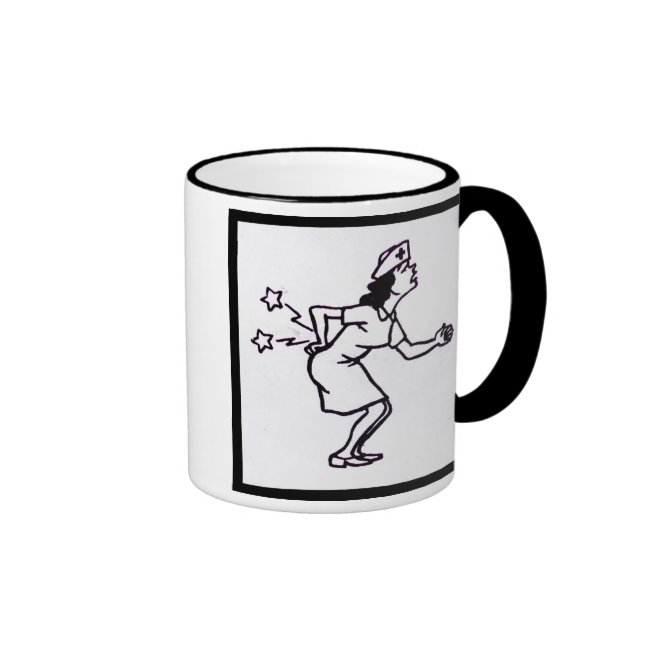 Bad back nurse ringer coffee mug