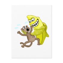 bad banana post card