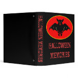 Bad Bat Halloween Memories Binder Template