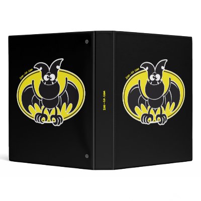 Bad Bat is Back Vinyl Binder by ZoocoDrawingLounge