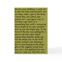 Bad Birthday cards by twinkletoes1 Bad Birthday cards