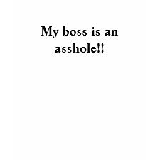 Bad Boss Tee shirt