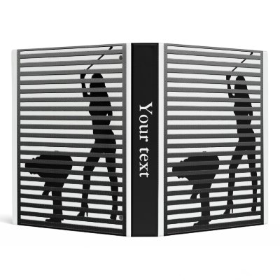 Bad Boy Silhouette Vinyl Binder by bdsm_emporium
