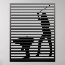 Bad Boy Silhouette Print