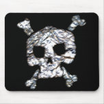 bad boy skull and cross bones mouse mats