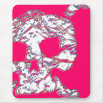 bad boy skull and cross bones turban mouse mat