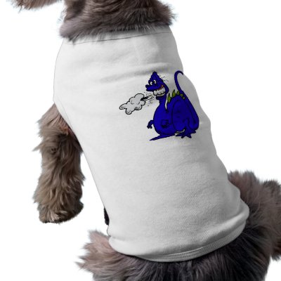 Bad Breath Dragon Pet T-shirt by dragons_lair