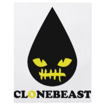 bad clonebeast smile flyer design