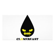 bad clonebeast smile picture card