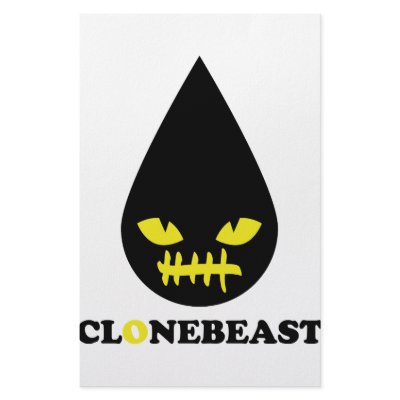 bad clonebeast smile stationery paper by Topmotives