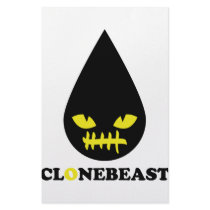 bad clonebeast smile stationery paper