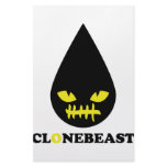 bad clonebeast smile stationery paper