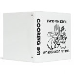 BAD COOK RECIPE VINYL BINDERS