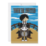 Bad Cowboy Party Invite