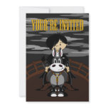 Bad Cowboy Party Invite