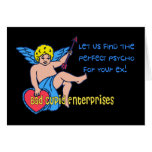 Bad Cupid Greeting Card