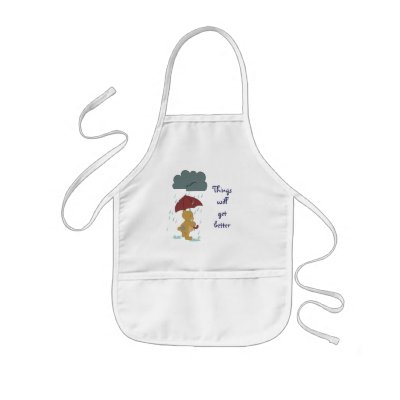 Bad Day Bear Apron by Customizables