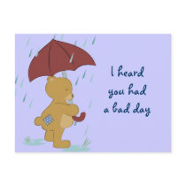 Bad Day Bear Postcard