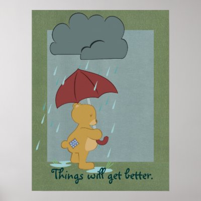 Bad Day Bear Poster by Customizables