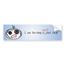 Bad Day Bumper Sticker bumper stickers
