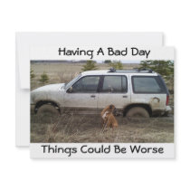 Bad Day Personalized Announcement