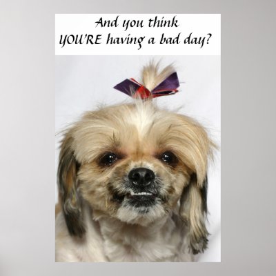 Bad Day Print by tzumommy