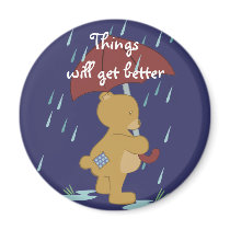 Bad Day Teddybear Magnet