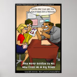Bad Day Trader Funny Poster by Rick London posters