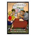 Bad Day Trader Funny Poster by Rick London posters