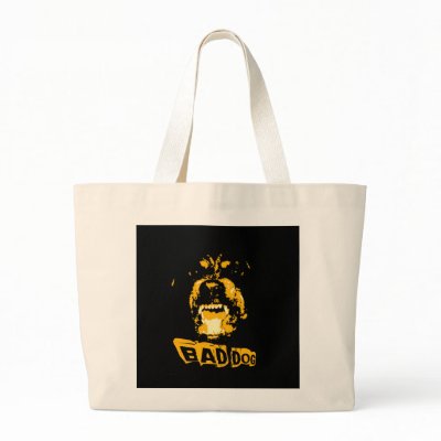 Bad Dog Canvas Bags by GrungeFactory