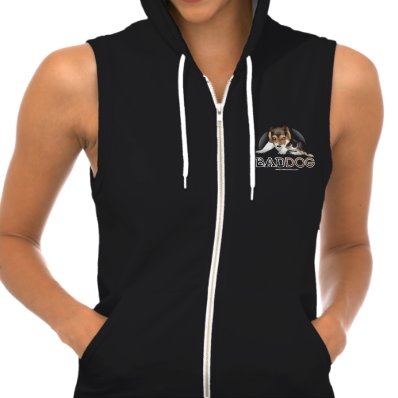 Bad Dog, Funny Dog Women&#39;s Sleeveless Hoodie