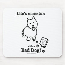 Bad Dog Mouse Pad