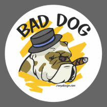 Bad Dog stickers by ironydesign Bad Dog stickers