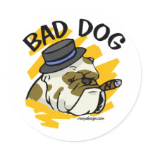 Bad Dog stickers