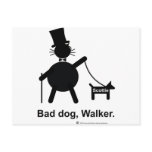 Bad dog walker postcards