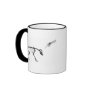 Bad Dog X-Ray Skeleton in Black & White Coffee Mug