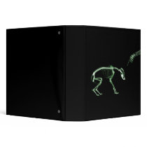Bad Dog X-ray Skeleton in Green Binder