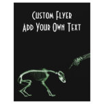 Bad Dog X-ray Skeleton in Green Full Color Flyer