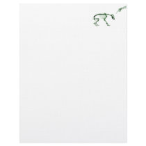 Bad Dog X-ray Skeleton in Green Letterhead Template