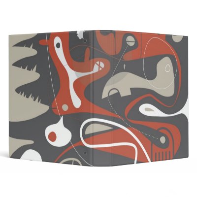 Bad Dreams Abstract Binder by billoneil